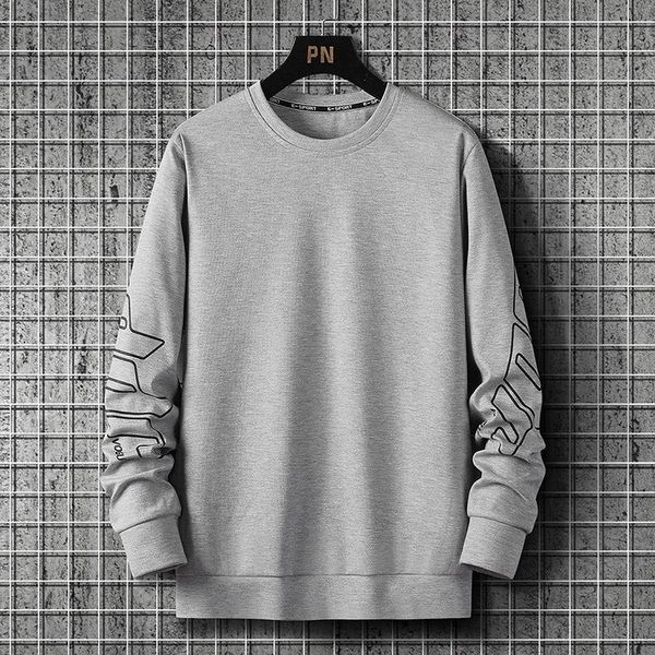 

men's hoodies sweaters large size hooded sweater trendy brand korean style handsome student round neck loose casual sports long-sleeved, Black;brown