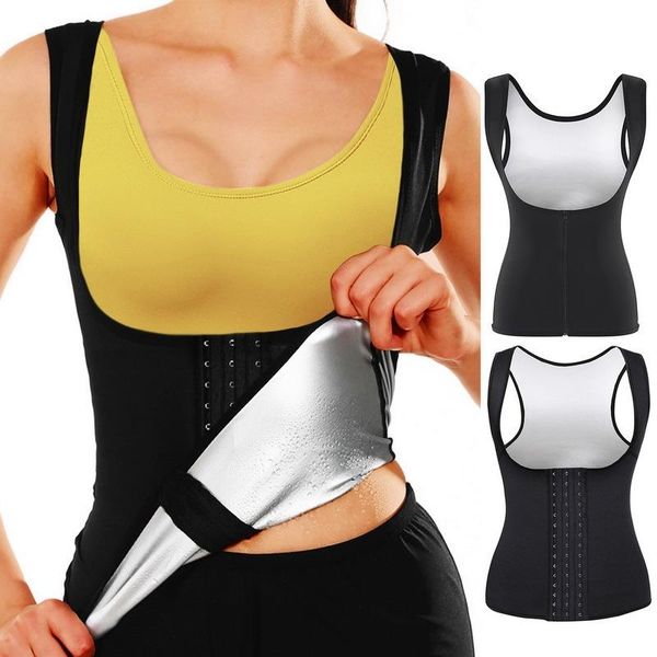 

yoga outfit women body shaper sleeveless fitness corset sport gym tank shirts bodybuildingfat burning vest running t shirt