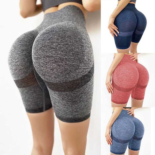 

kiwi rata high waist shorts leggings women biker shorts workout gym push up yoga tummy controle shorts running sport short, White;red