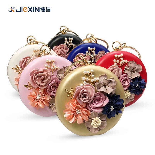 

dinner bag women's flower banquet hand fashion dress evening round women