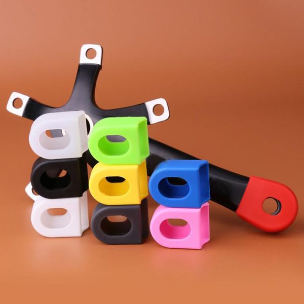 

bike heels & chainwheels 1 pair bicycle crankset protective sleeve protector mountain road arm boots fixed gear crank cover