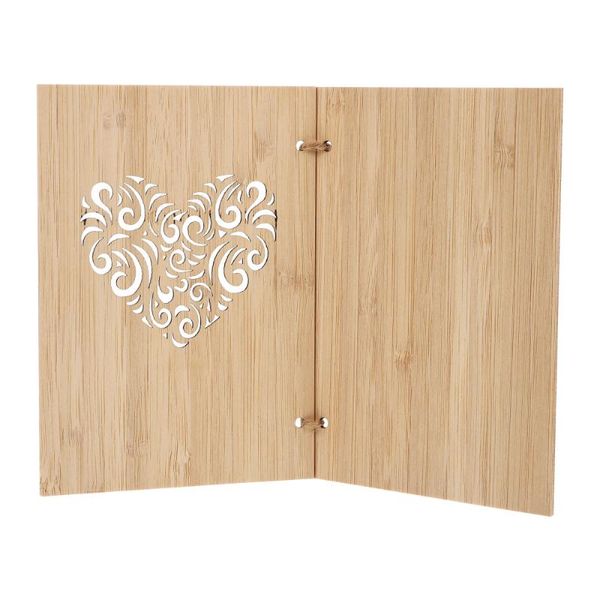 

party favor 1pc practical greeting cards mother's day message wood thank you