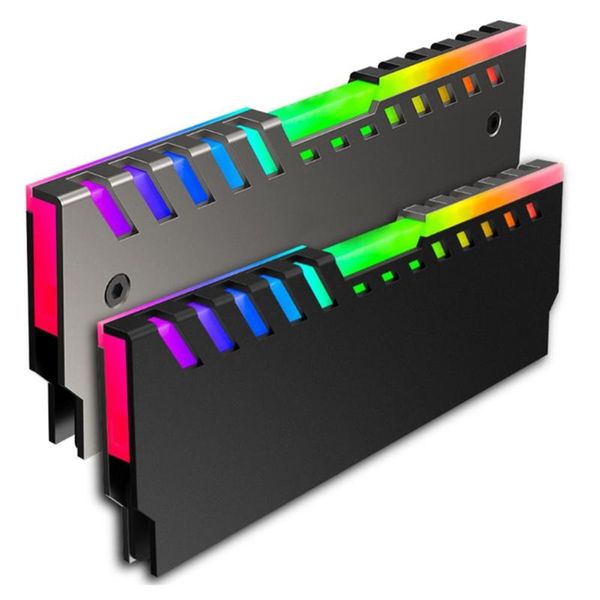 

fans & coolings 2pcs colorful aluminum ram cooling vest radiator pc computer memory heatsink