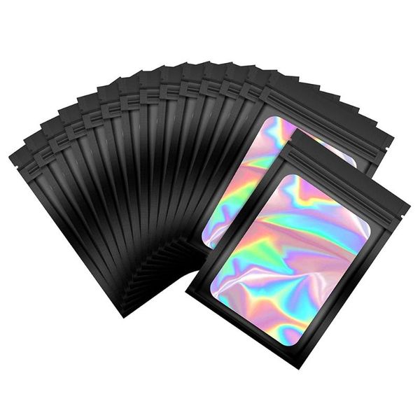 

storage bags 100pcs makeup symphony plastic bag laser lash packaging diy gift packing box cosmetic