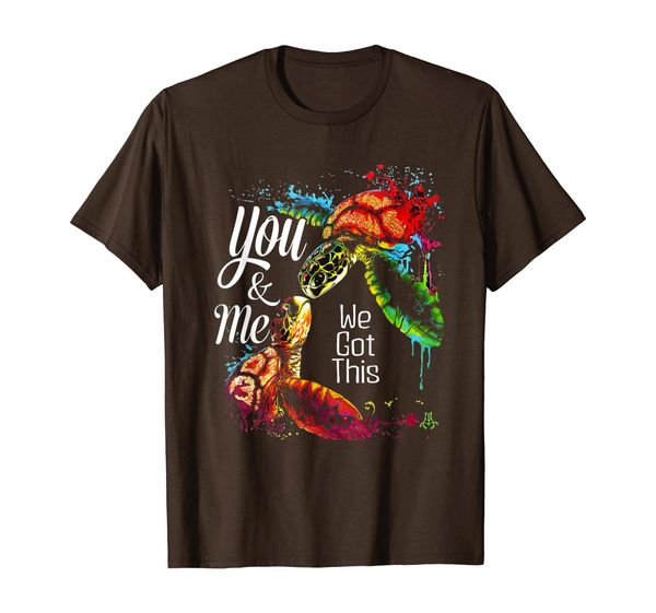 

you and me we got this turtle lovers matching gift idea t-shirt, White;black