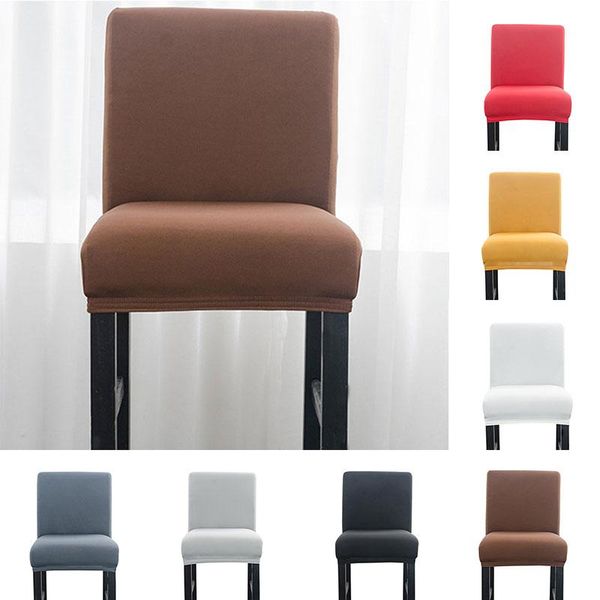 

chair covers elasticity bar cover fashion spandex seat arm slipcover high short back