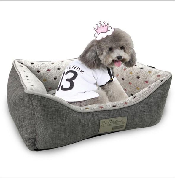 

pet cat small dog bed house villa removable cover kennels & pens