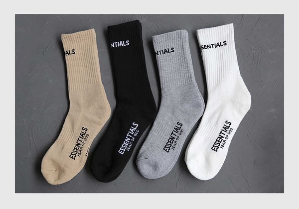 

sports, casual two pairs fog double thread essentials feel of god cotton towel sports socks, Black