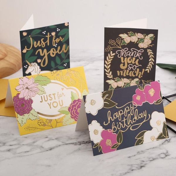 

greeting cards 8pcs kids birthday cute happy thank you