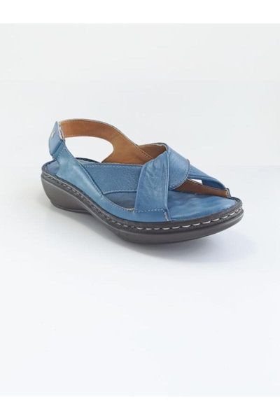 

sandals women's blue thick sole, Black