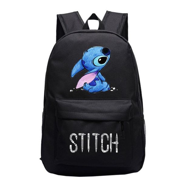 

backpack cartoon cute stitch elementary school student kids knapsack children gift boys girls large capacity