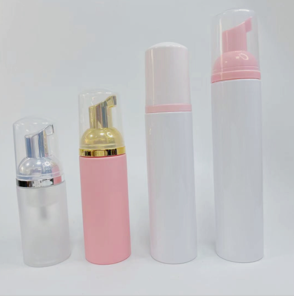 

storage bottles & jars 12 x 30ml 60ml 80ml 100ml plastic travel foaming soap dispenser mini empty liquid pump lash cleanser bottle