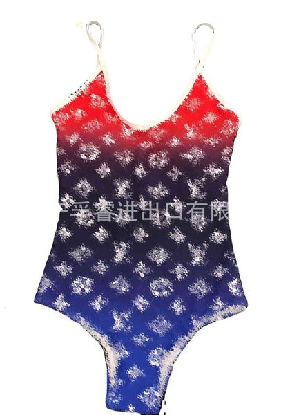 

fashion brand large women' swimsuit, Red;black