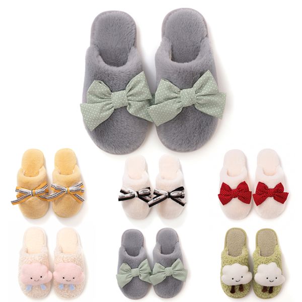 

women designer slippers platform sandals shoes triples black grown grey pink womens casual indoors warm sneakers flat winter