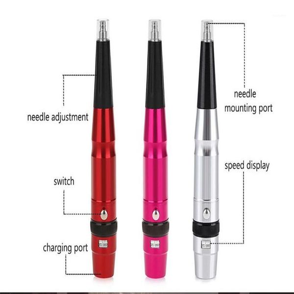 

tattoo eyebrow lip permanent rotary makeup machine pen kit power supply body art1