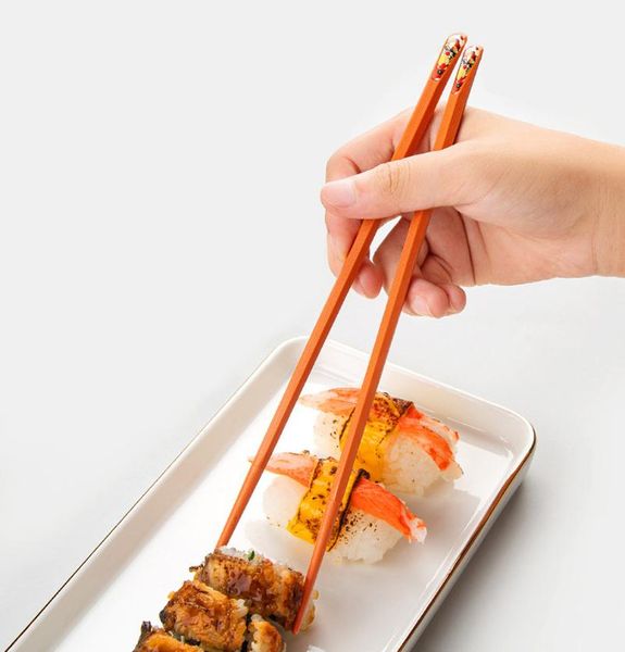 

chopsticks 5 pairs fiberglass series,non slip luxury reusable family