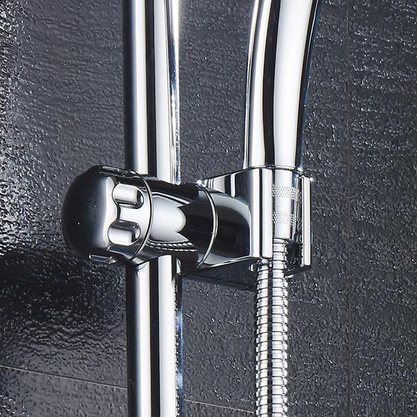 

bathroom shower heads universal attachable adjustable elegant wall mounted spray hand head holder bracket accessories
