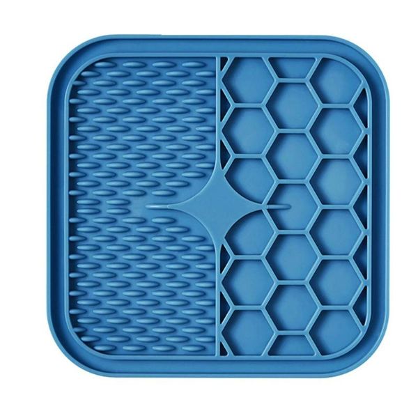 

cat bowls & feeders pet lick pad slower feeder cats dog mat feeding dogs licking bathing distraction pads silicone dispenser