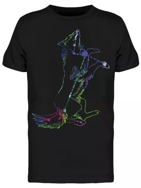 

constellation dog art tee men's -image by shutterstock, White;black