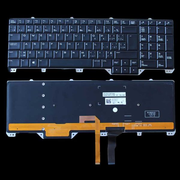

new french backlit lapkeyboard for m17 r1 r2 r3