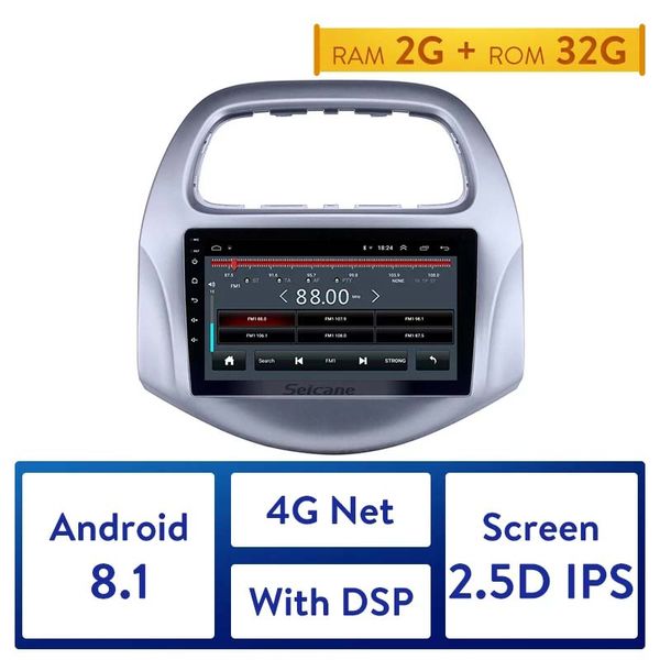 Car dvd Lettore multimediale Andriod Navigazione GPS Autoradio WiFi USB 2Din 9 