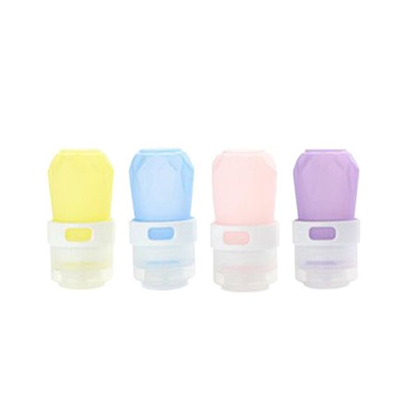 

4pcs silicone tubes multifunctional for shampoo liquids durable container refillable bottle travel portable home soft leak proof storage bot