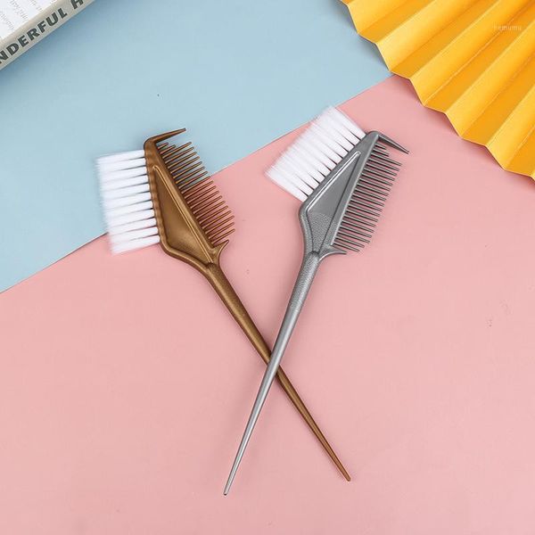

pc hair color dyeing brushes coloring comb home baber hairstyle hairdressing tool1, Silver