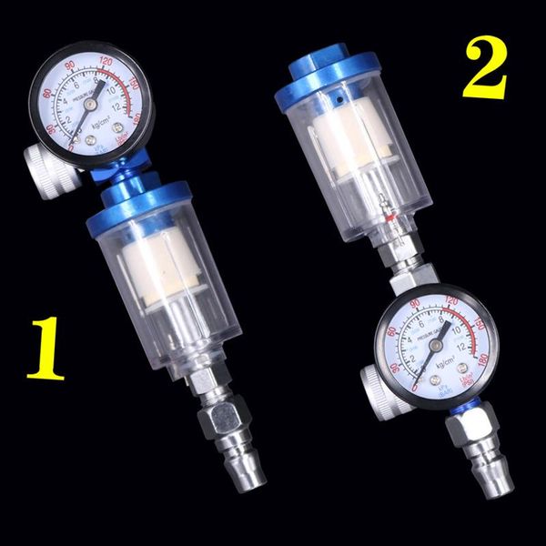 

professional spray guns luchshiy gun air regulator gauge in-line water trap filter adapter pneumatic tools accessories for airbrush 0-0.7 mp
