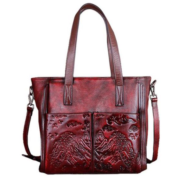 

genuine leather handbag female designer briefcase women messenger large real leather shoulder crossbody bag