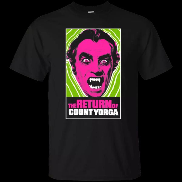 

Count Yorga, Return of Count Yorga, Vampire, Horror, Dracula, T-Shirt, White;black