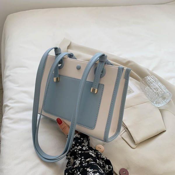 

shoulder color matching bag small commuting square personalized foreign single female export trade daily 2021 new gnjtg