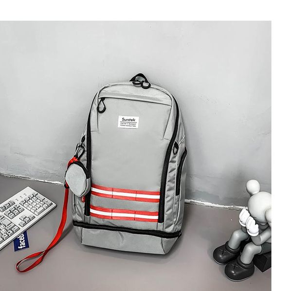 

women simple leisure large capacity backpack wild tooling fashion