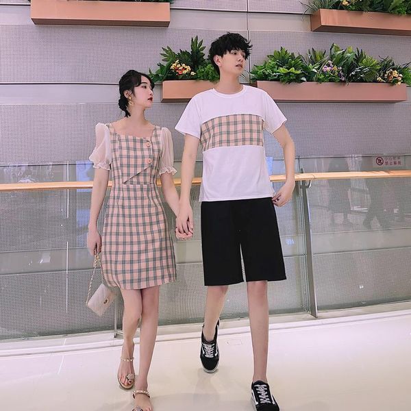 

women's t-shirt 2021 couples dress for men and women clothes clothing, White