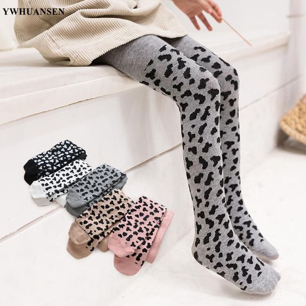 

footies ywhuansen 0 to 12 yrs combed cotton baby leotards leopard print children's tights for girls fashion kids clothes girl pantyhose, Blue