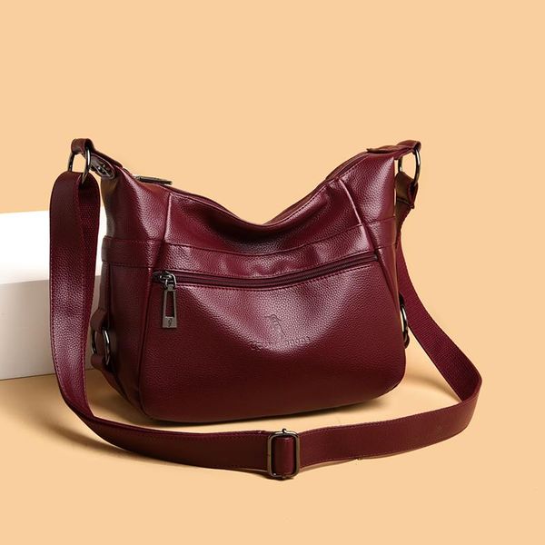 

evening bags vintage female shoulder bag luxury designer handbag 2021 women's brand crossbody hit big soft pu leather lady messenger