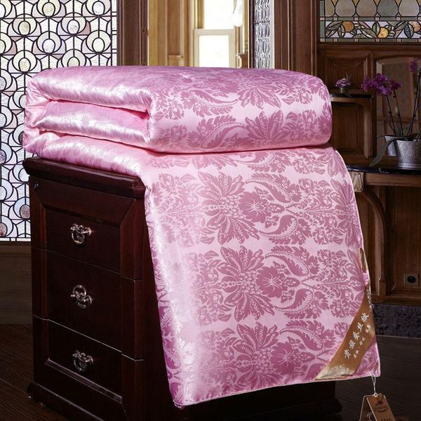 

comforters & sets luxury chinese silk quilt handwork positioning four seasons mulberry comforter multi size