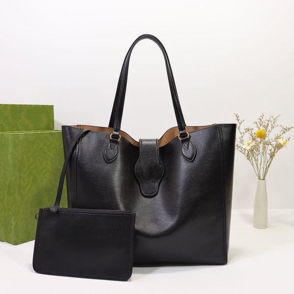 

women shopping tote genuine leather handbag 5a purse composite shoulder bags