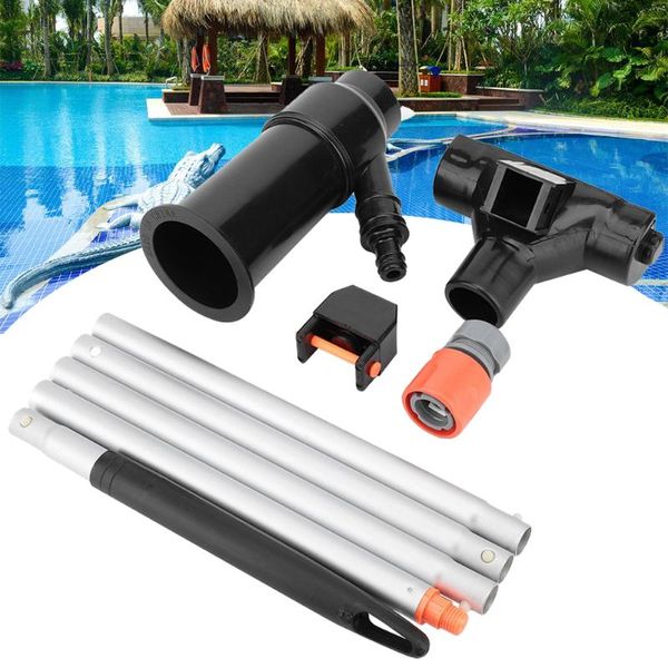 

swimming pool vacuum jet 5 pole outdoor portable cleaning hoover suction tool watering equipments