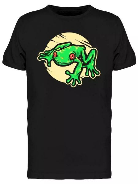 

Cartoon Frog Tee Men's -Image by Shutterstock, White;black