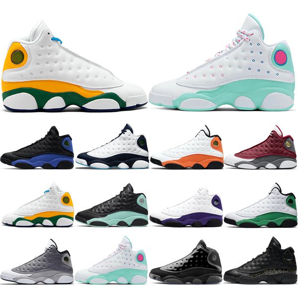 

trainers 13s man basketball shoes grey aurora green cap and gown gold glitter hyper royal island lakers starfish red flint playground obsidi
