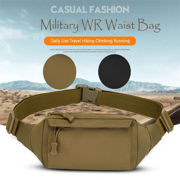 

military waist bag money for daily use travel hiking climbing running black chest rig 233 bags