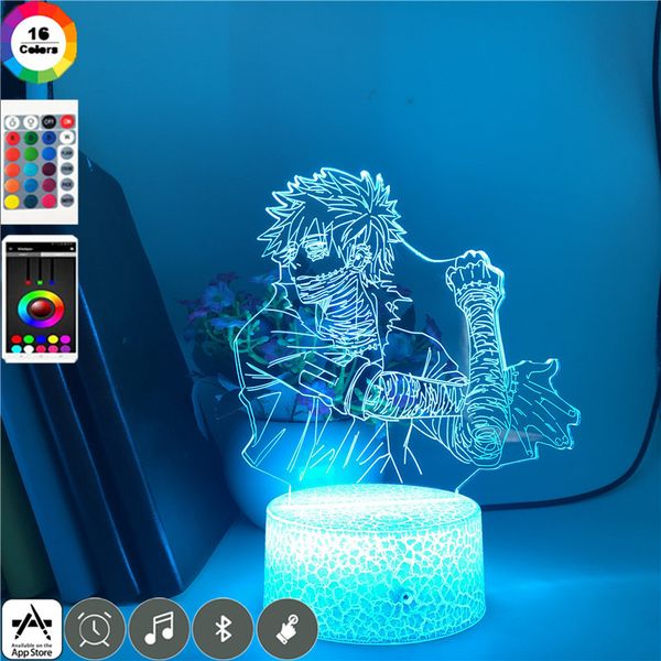 

kids nightlight led 3d illusion night light table lamp my hero academia anime role figure holiday birthday gifts for friends dropshipping