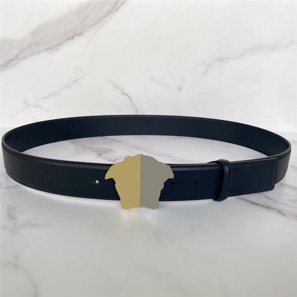 

designer mens belts 35mm fashion waist belt for women genuine leather waistband men luxury brand girdle ceintures big buckle, Black;brown