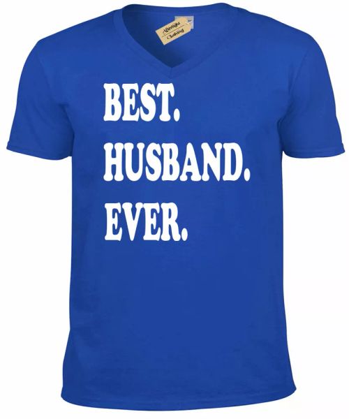 

hombre mejor esposo ever aniversario dÃ­a holiday camiseta regalo cumpleaÃ±os pico, White;black