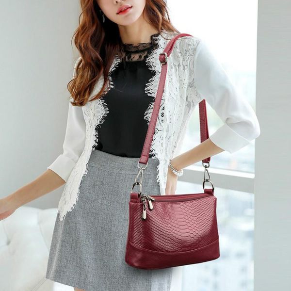 

leather luxury handbags women bags designer women's messenger shoulder crossbody for 2021 female purse cross body