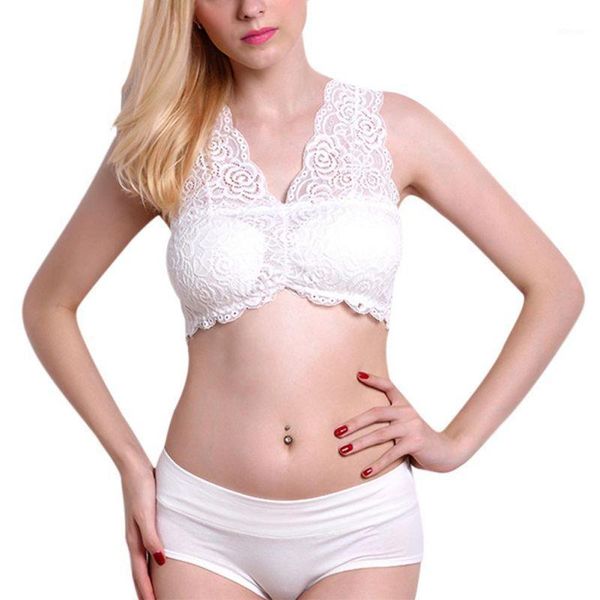 

chest padded women tank lace pad base underwear bralette tube bustiers & corsets, Black;white