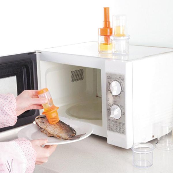 

tools & accessories silicone oil brush basting barbecue pastry heat-resistant cooking kitchen tool