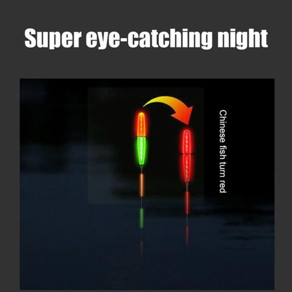 

fishing accessories smart float led night light gravity sensor shine color buoy tackle electric fish bait changing c2t2