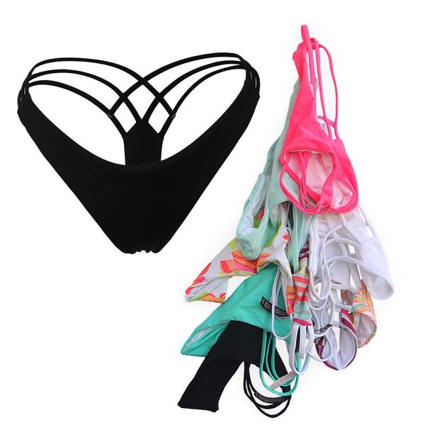 

two-piece suits swimsuit bikinis swimwear high waist black brazilian biquini womens secret bottom t-back cheeky bikini bottoms thong