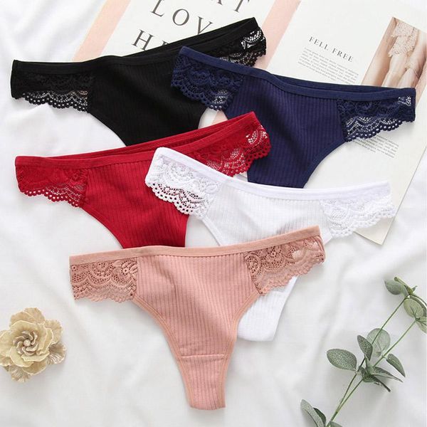 

women's panties cotton g-string thong string underwear women briefs lingerie pants intimate ladies letter, Black;pink